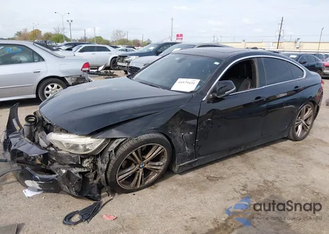 2017 BMW 430I Gran Coupe from USA, damaged, VIN WBA4F7C52HG786271